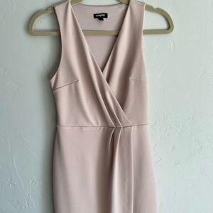Express blush pink dress
